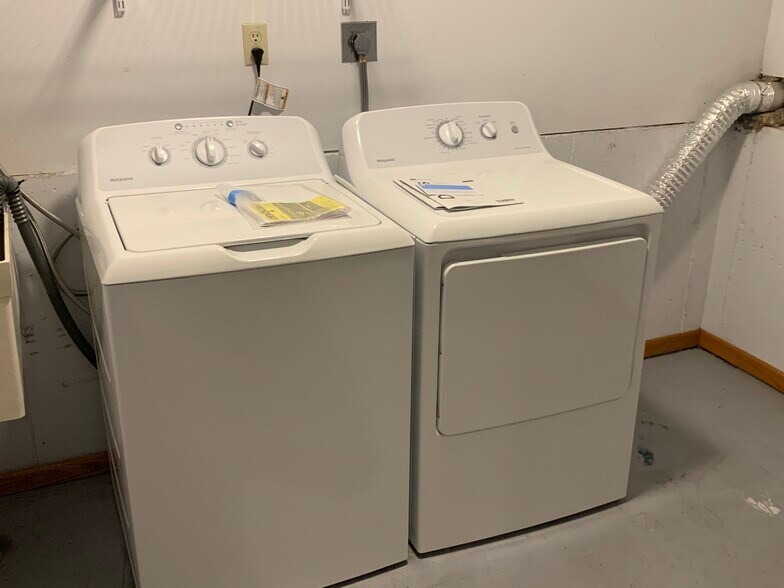 New washer and dryer. - 2044 Bradley St