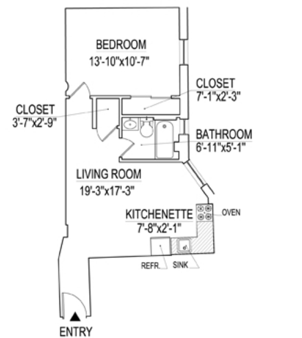 Apartment 4F - Terrace Court