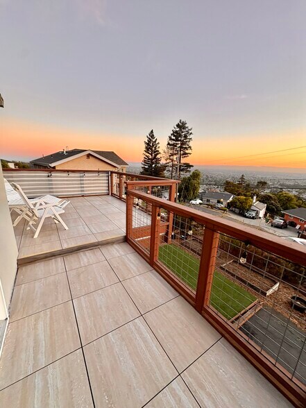 big deck with incredible views of the Bay - 7872 Michigan Ave