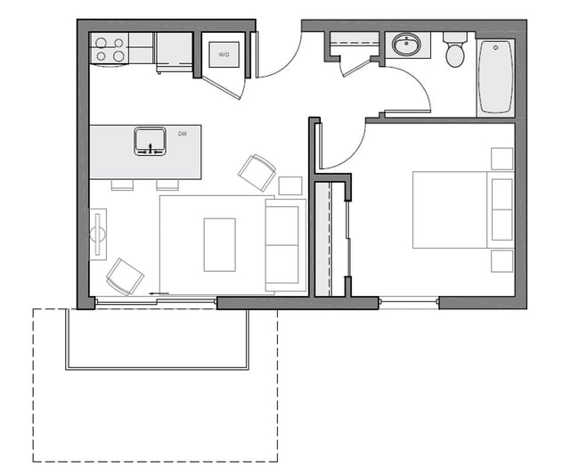 Floorplan - CRN Crane Interbay Apartments