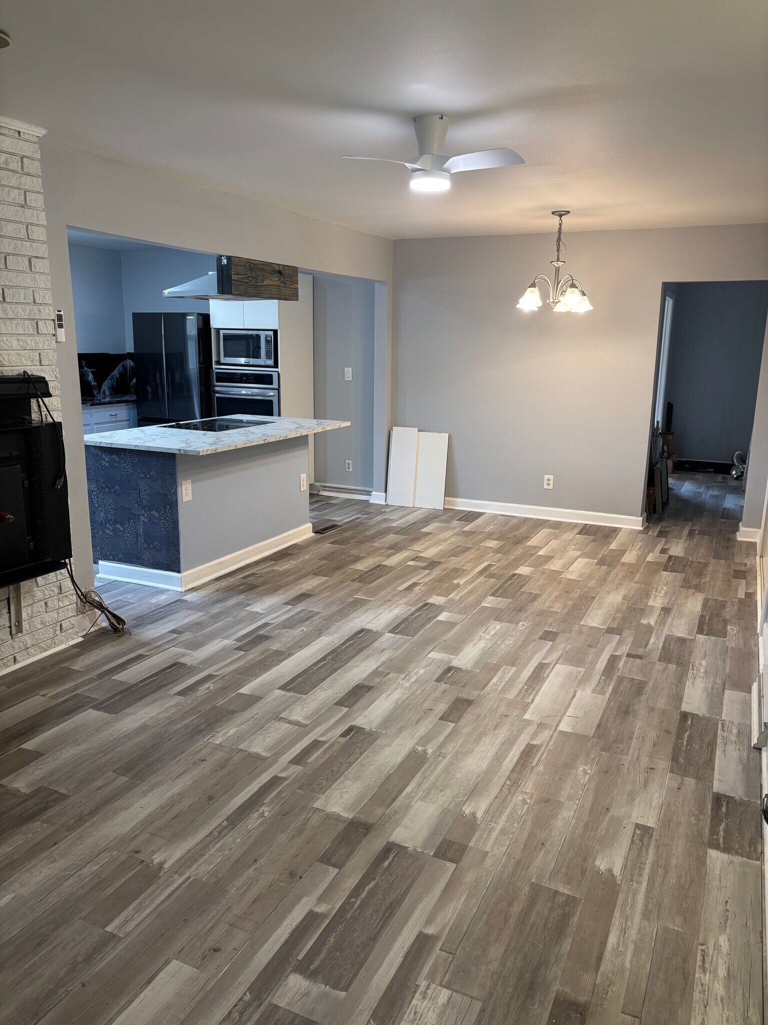 Living room see kitchen - 6225 Branch Hill Cir