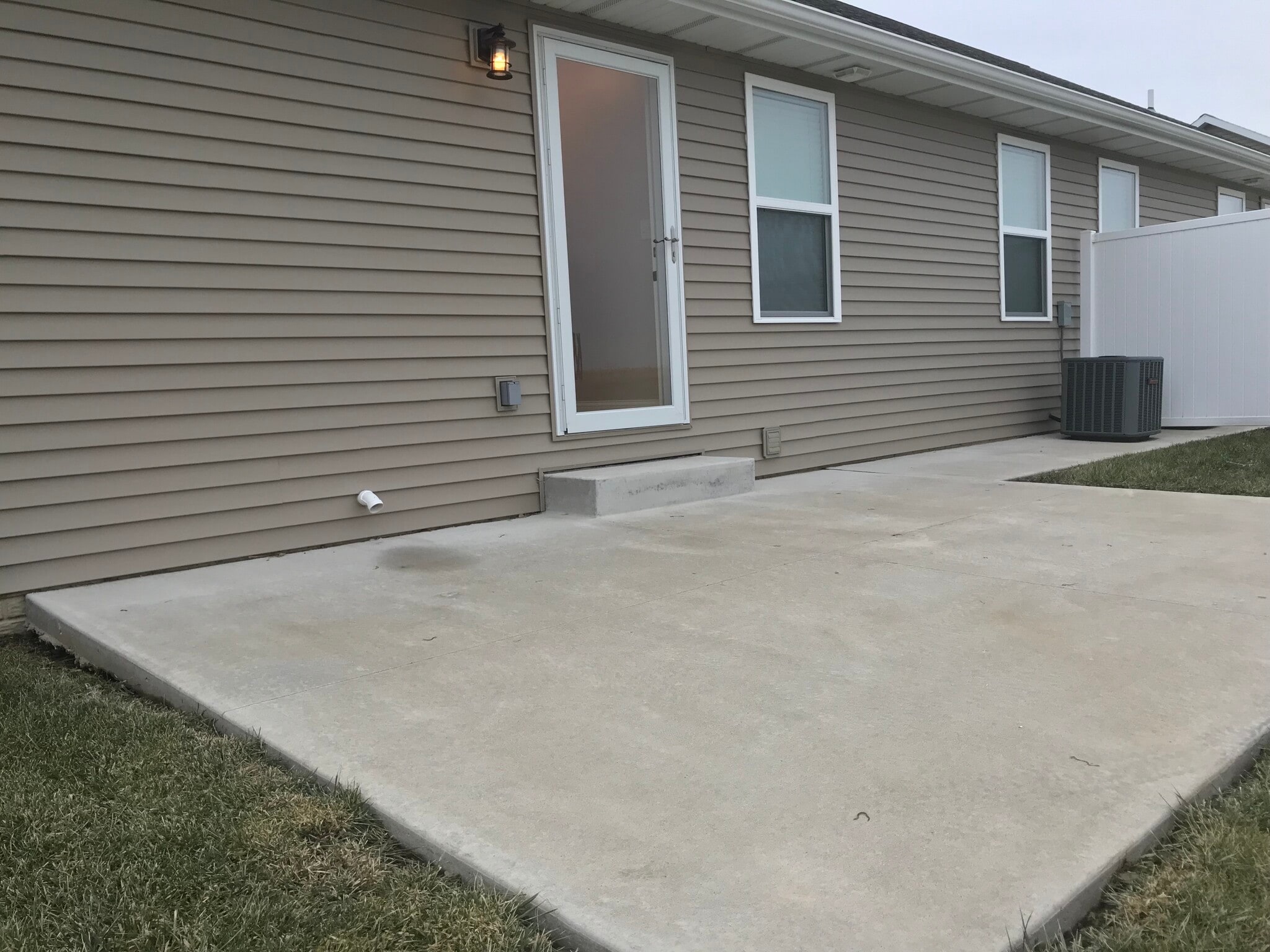 Back patio overlooks Goodfield park. - 107 Scenic Drive