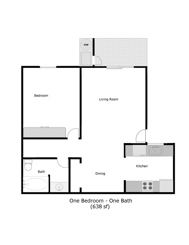 Floorplan - Country Glen Apartments