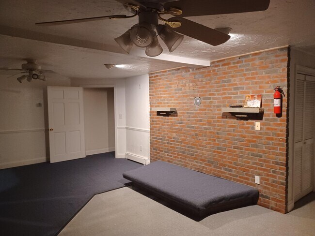 Basement pellet stove fire blocking - 35 Danny Rd
