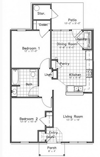 2BR/1BA - Autumn Trace Apartments