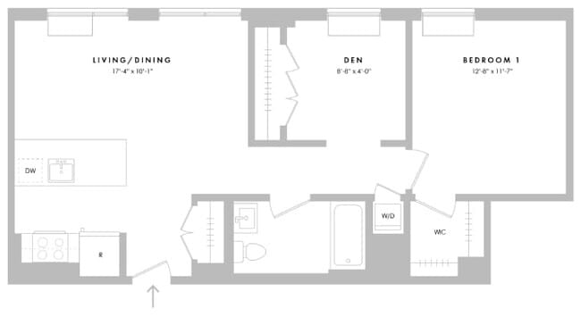 Floorplan - The Hazel Jersey City