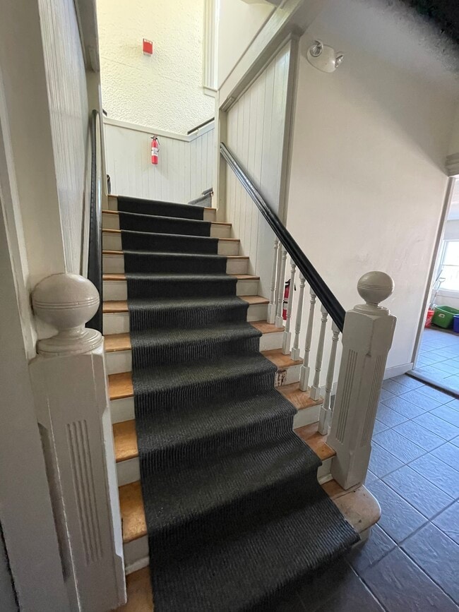 Stairs to apartment - 178 Main St