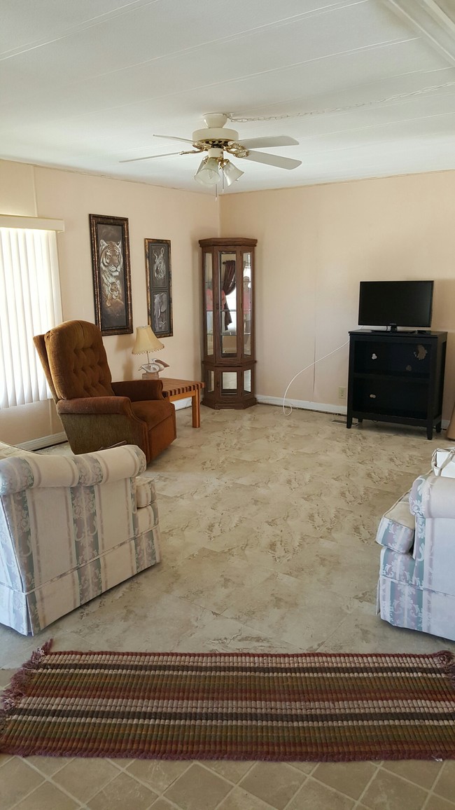 BIG LIVING ROOM NOW HAS BERBER RUG - 7331 Malaga Ave