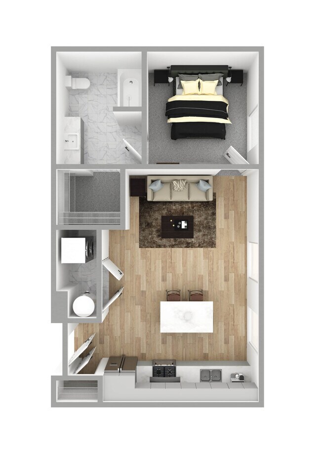 Flat No. 101A - Market and Main-min - Market & Main