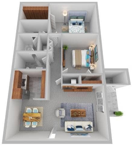 Floorplan - Otter Creek Villas