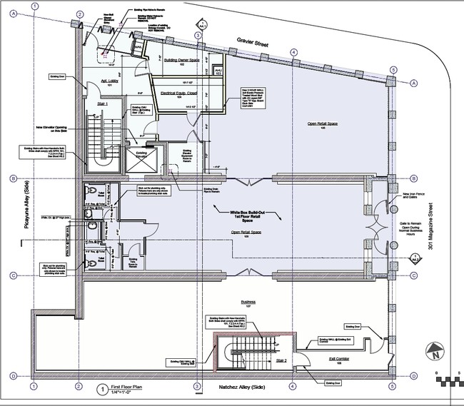 Floor Plan - 1 St Floor - Canal Bank Apartments