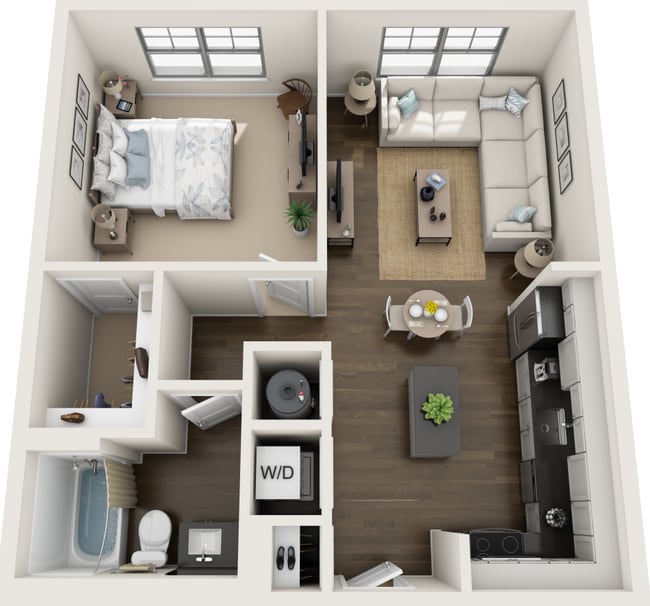 Floorplan - Riverside Flats at Aberfoyle Village