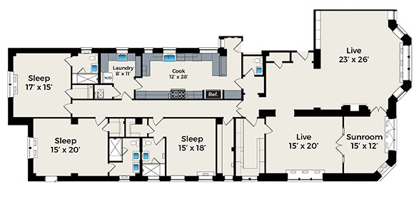 Floorplan - Park Fullerton by Reside