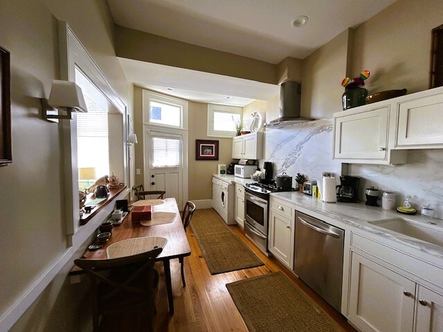 Kitchen_Table to Left_Range-Diswhaser_Washer_Dryer - 82 Rutledge Ave