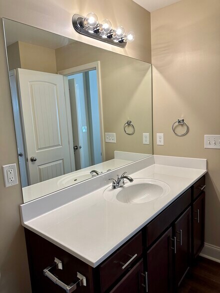 Counter height vanity, LED mirror w/anti fog/lighting controls (not shown) - 891 Old Vinton Mill Rd NE Unit B