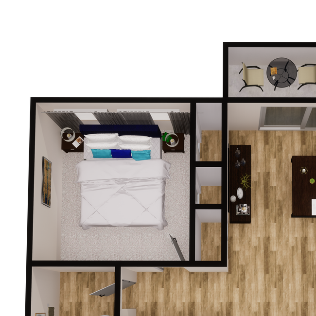 Floorplan - Flats at Pinecliff