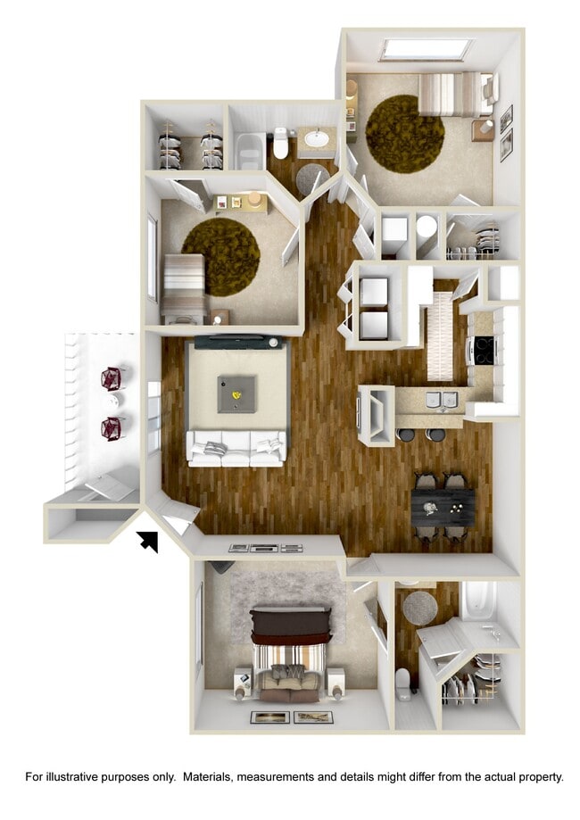 Floorplan - Ashford Place Apartment Homes