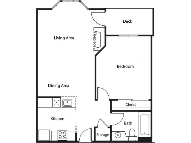 1BR/1BA - Bayside Village