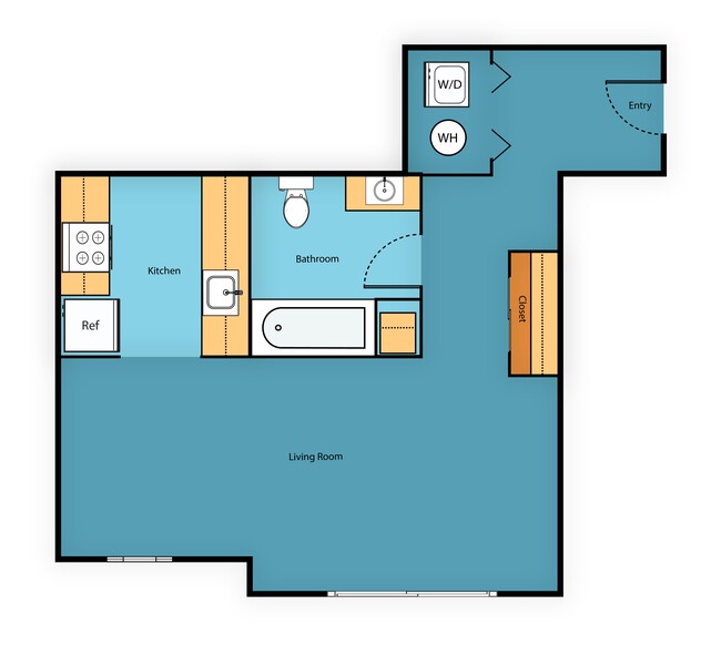 Floorplan - Sir Gallahad Apartment Homes