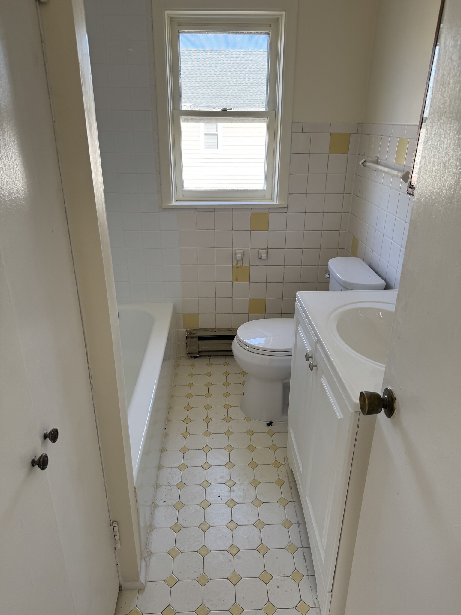 Bath with Linen Closet - 56 Leonard St