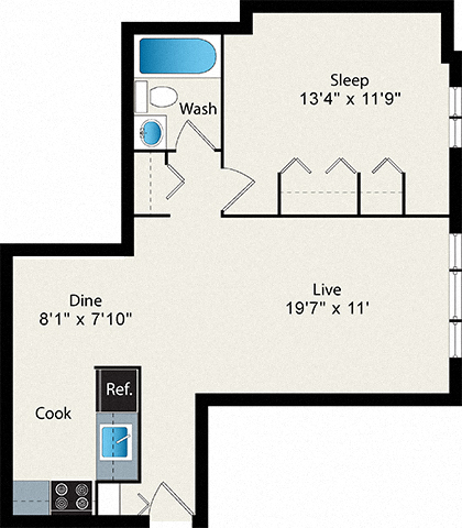 Floorplan - Reside on Stratford