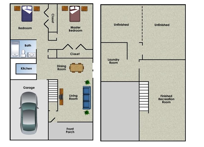 2BR/1BA - Whispering Pines