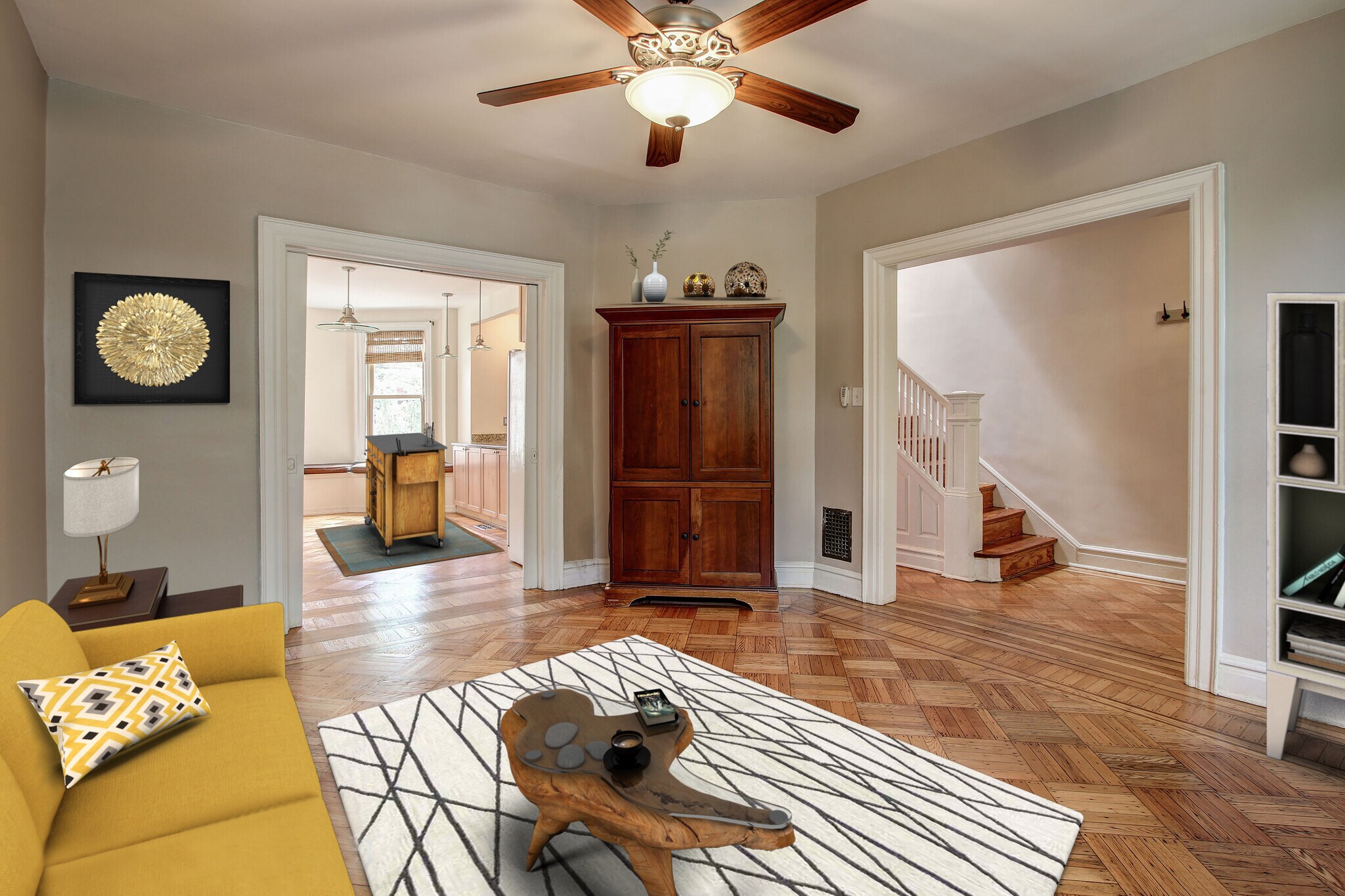 Living room - 3539 Holmead Pl NW