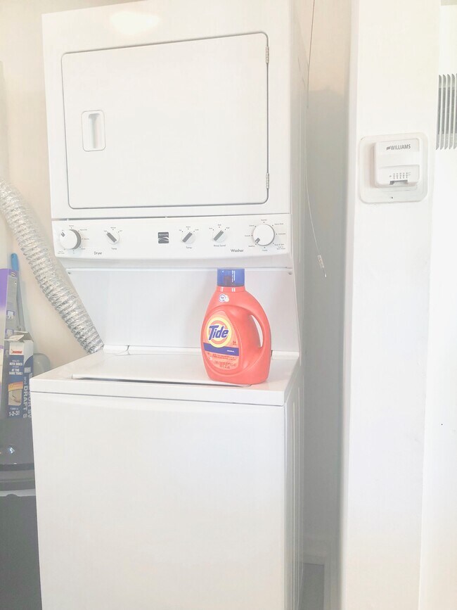 Washer dryer inside unit - 35 Dudley Ave