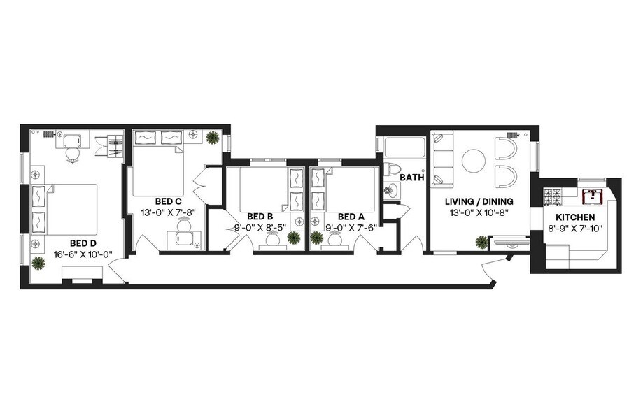 Building Photo - Room in Shared 4 bed/1 bath home in Chelsea