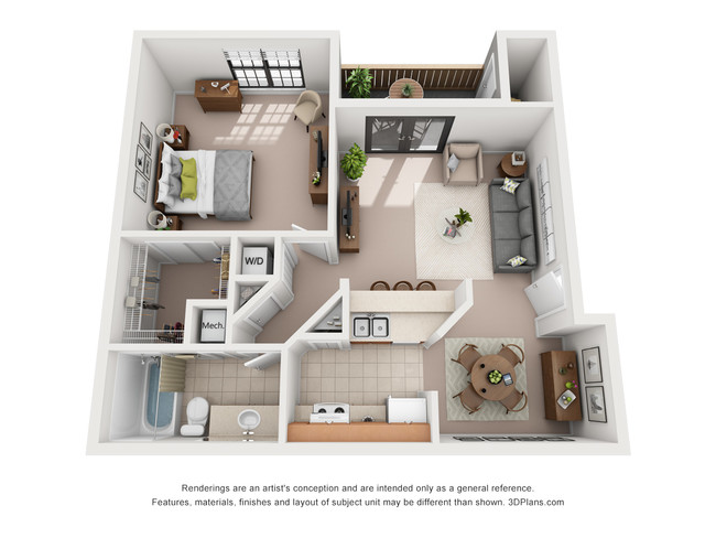 Floorplan - Forestlake Apartments