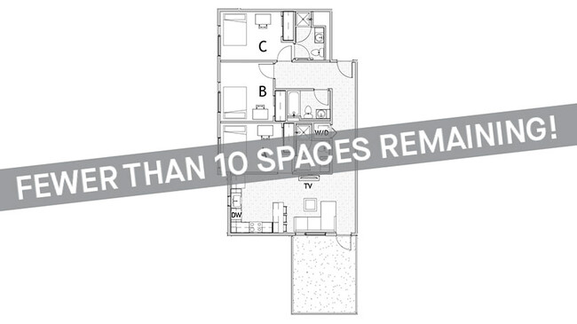 3x3 C 2 Large Premium Balcony - Fewer Than 10 Spaces Remaining! - Luxury Housing - Uncommon Fort Collins