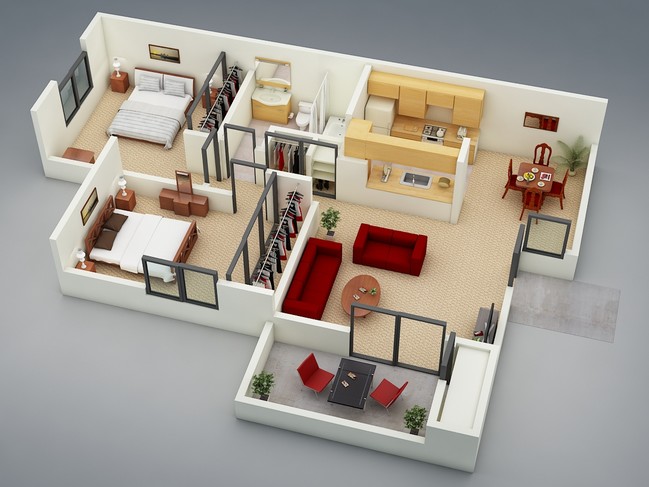 Floorplan - Mission Sierra Apartments