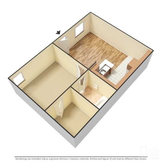 494 sf.jpg - Ashford Court Apartments