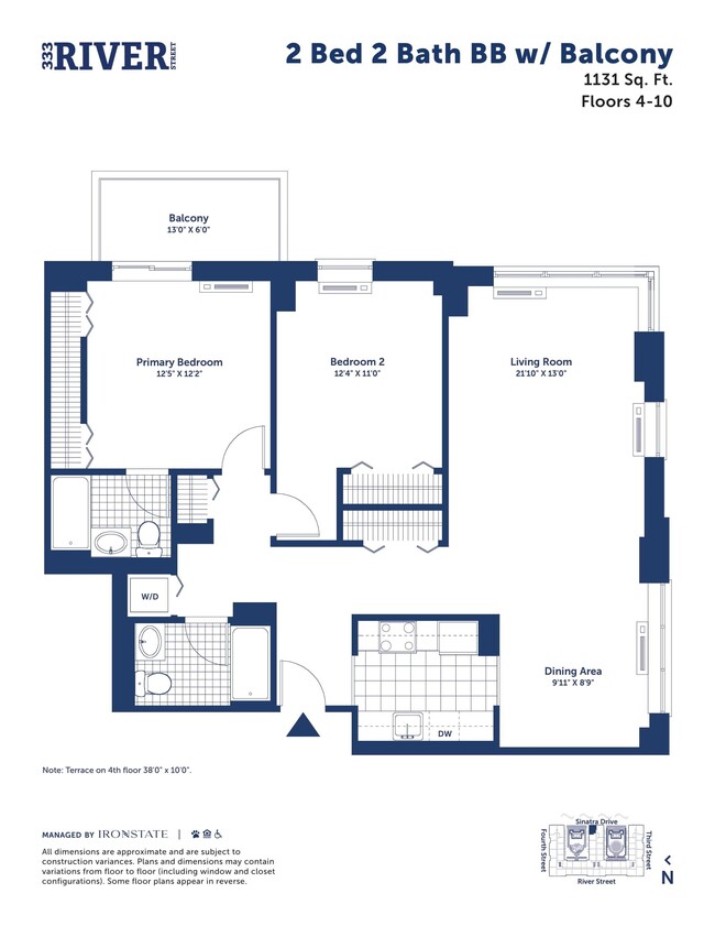 Floorplan - 333 River Street