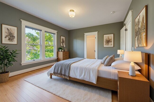 Bedroom 1 decorated - 4904 NE 16th Ave