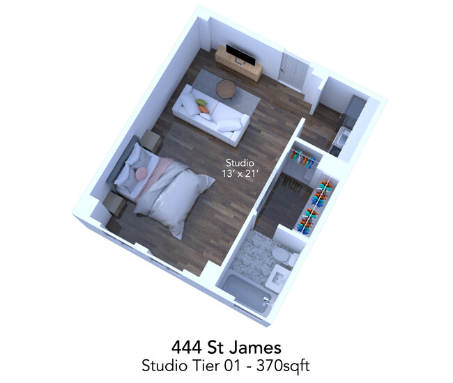 Floorplan - 444 W. St. James Pl.