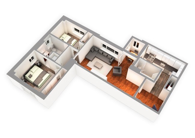 Floorplan - Park Heights by the Lake Apartments