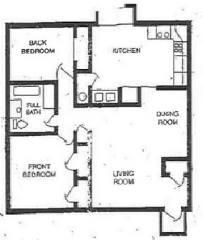 2BR/1BA - Three Fountains East