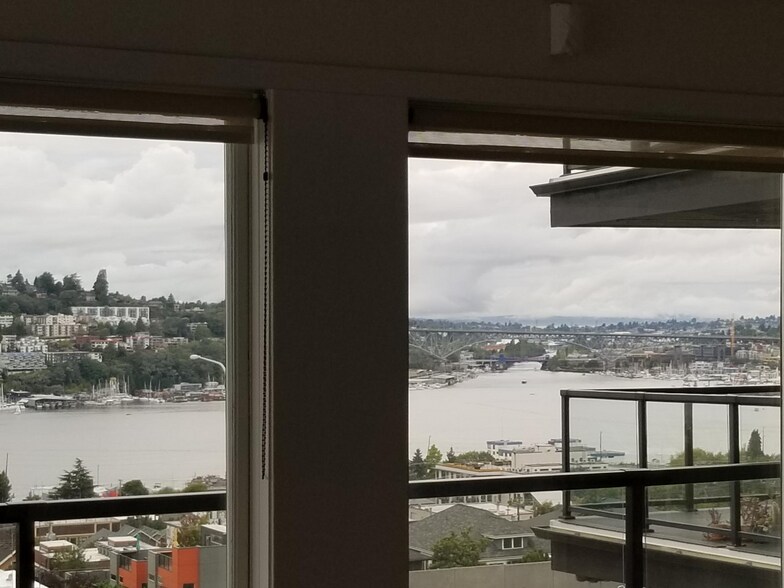 view of the lake from living room - 1931 Broadway E