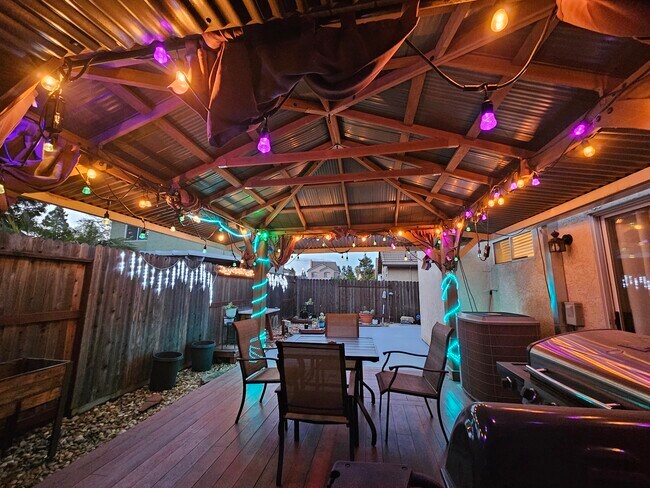 Outdoor Gazebo with Illumination Lights for Special Occasion - 9316 Caulfield Dr