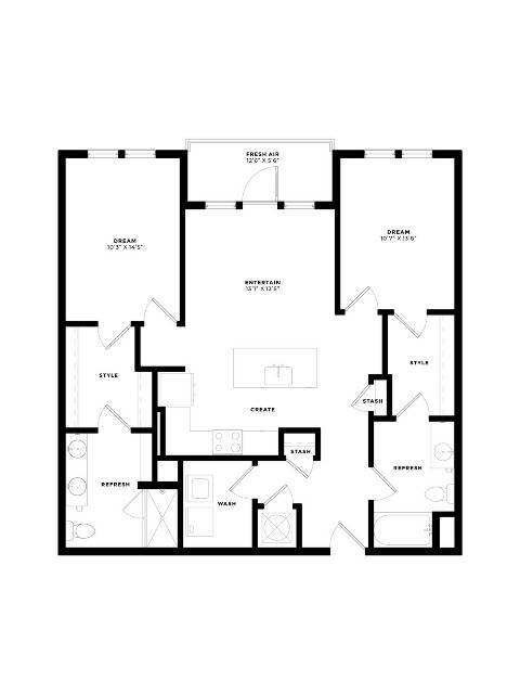 B6 Floor Plan - Tributary Rise
