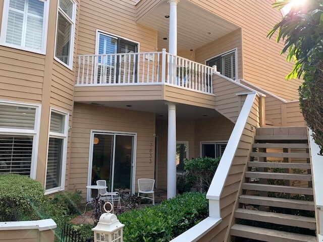 Front Door with Balcony - 7635 Draper Ave