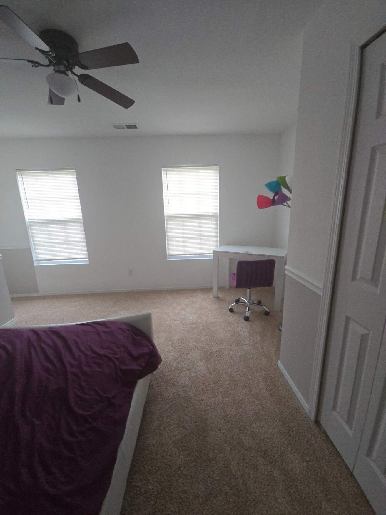 2nd bedroom with queen bed and desk - 6434 Ziegler Ln