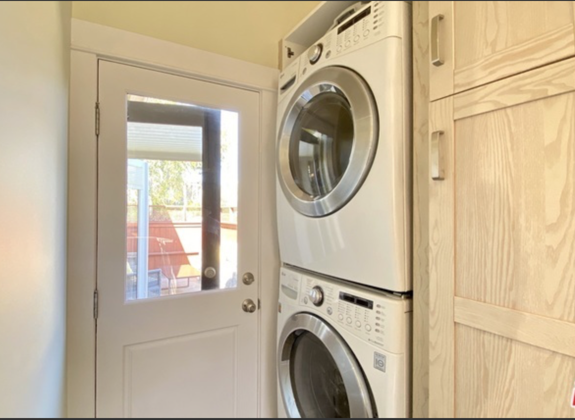 New Washer and Dryer in Kitchen area - 808 Milwood Ave