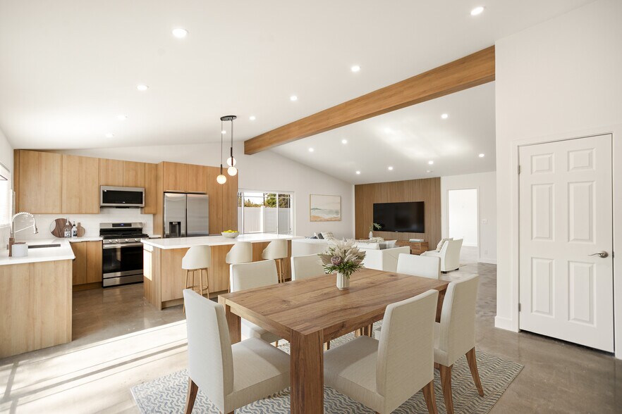 Staged Dining and Living Room - 8300 Sedan Ave