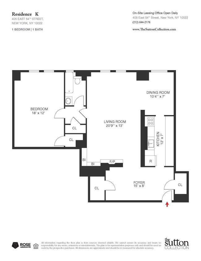 Floorplan - The Sutton Collection