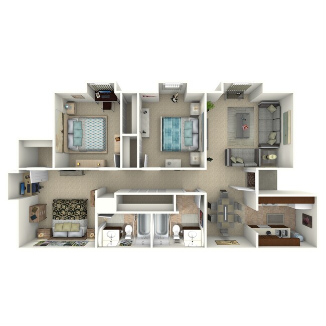 Floorplan - Bainbridge Apartments
