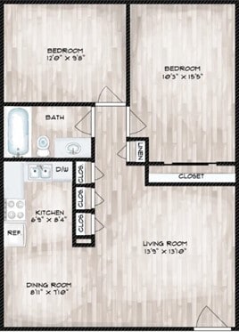Floorplan - The Summit at Geyer Springs