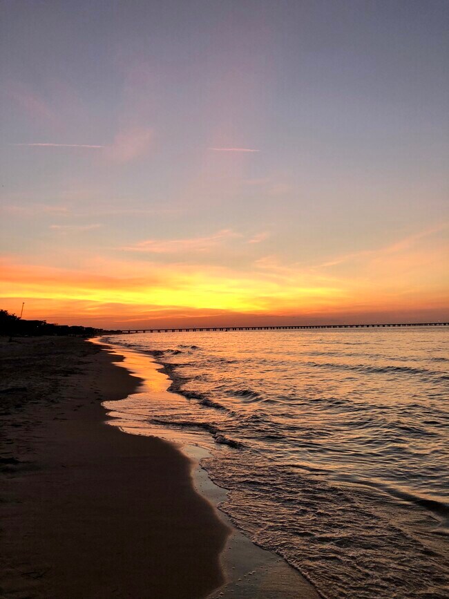 Sunset at the Rookery Beach Access. - 3913 Whooping Crane Cir