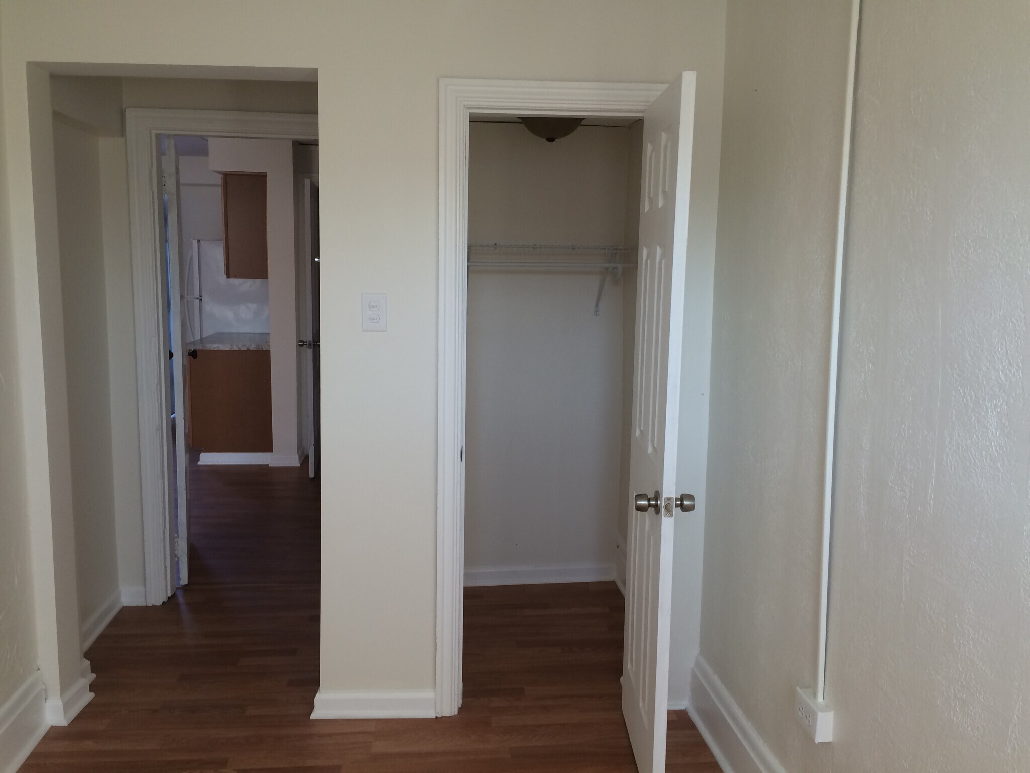 Front Bedroom from Inside Bedroom looking at Closet and Bedroom Door - 4512 Liberty Ave
